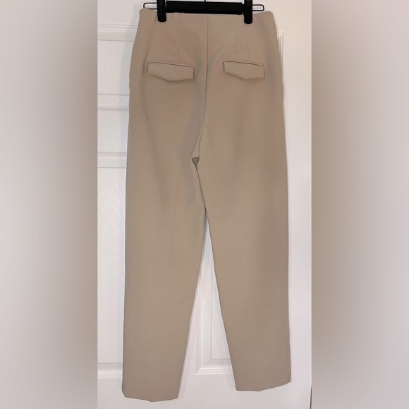 Dynamite Kendall Slim Side Zip Pants Trousers Beige Size 2 - Picture 4 of 5